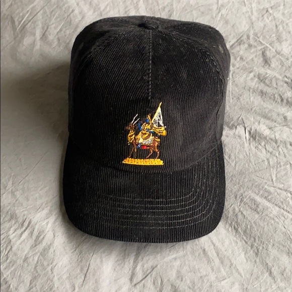 Noah Nyc Black Corduroy Wind God Cap 